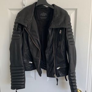 ALLSAINTS motorcycle leather jacket size 2